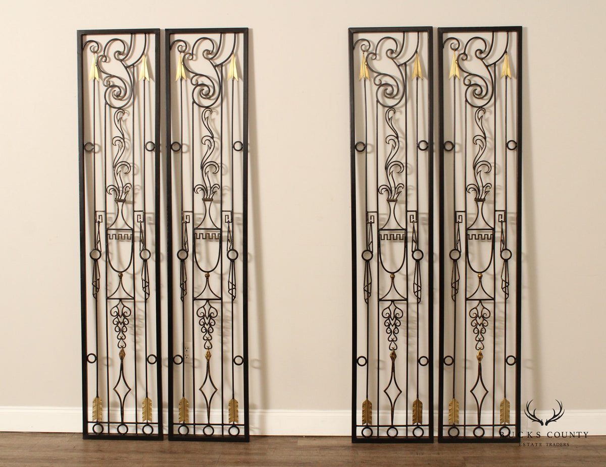 Greek Revival Style Set of Four Wall Panels