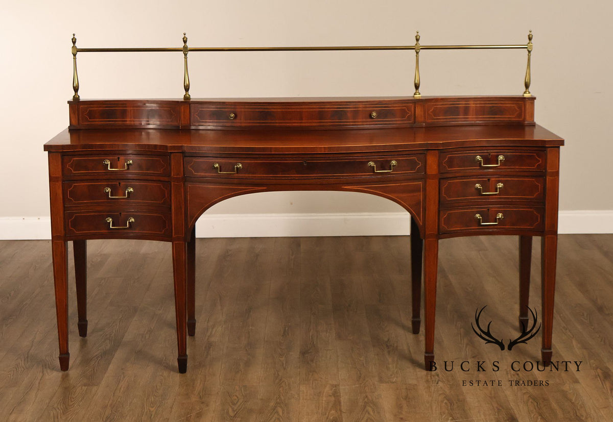 1940's Baker Regency Style Mahogany Sideboard