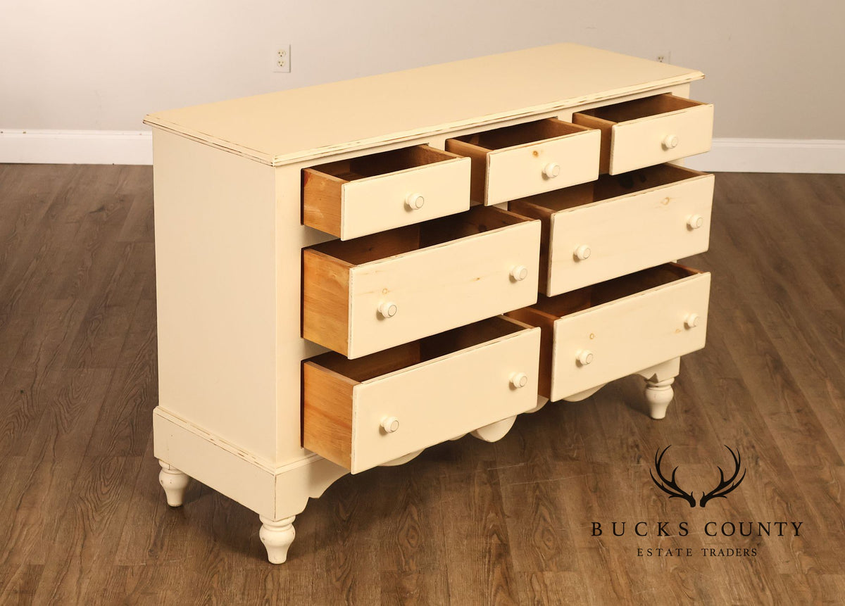 Coastal Style Painted Chest of Drawers
