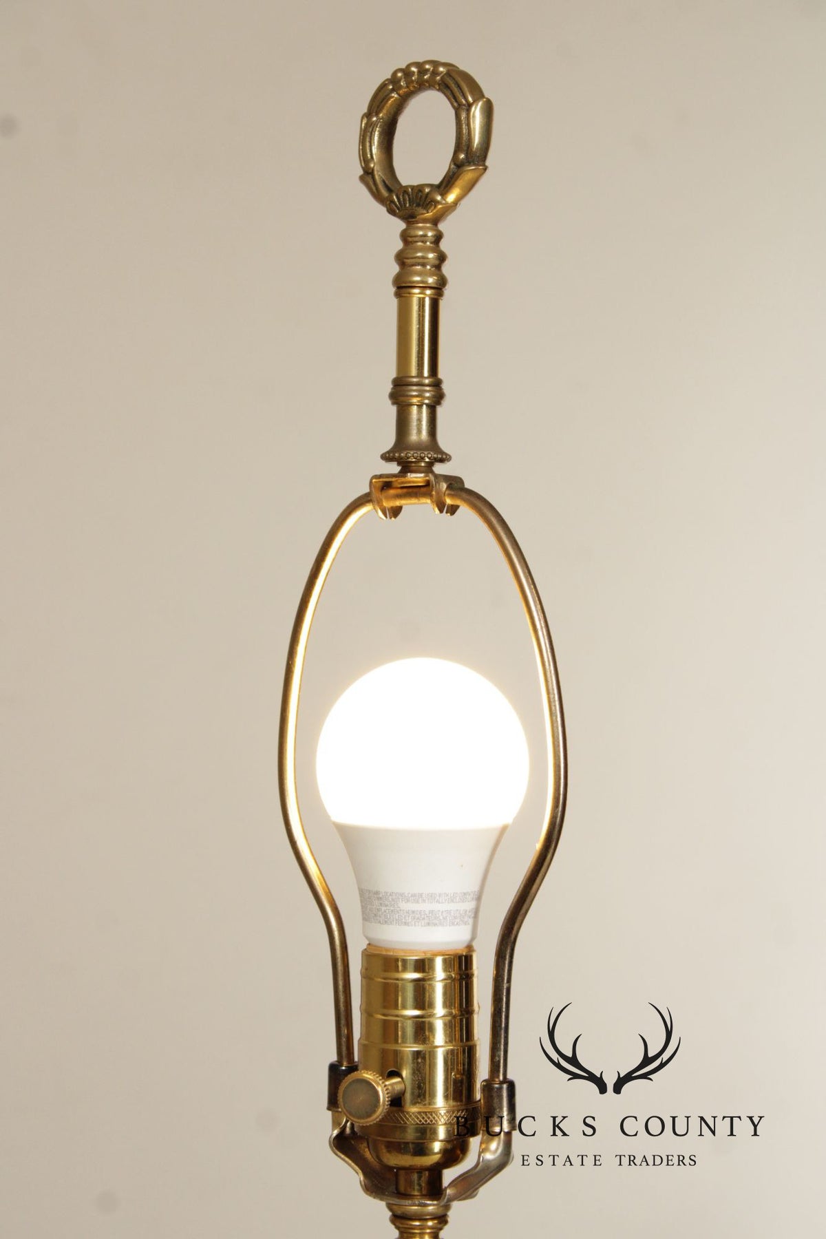 Kaiser Kuhn Brass Bouillotte Table Lamp