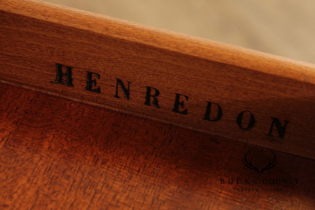 Henredon Sheraton Style Mahogany Drop End Table