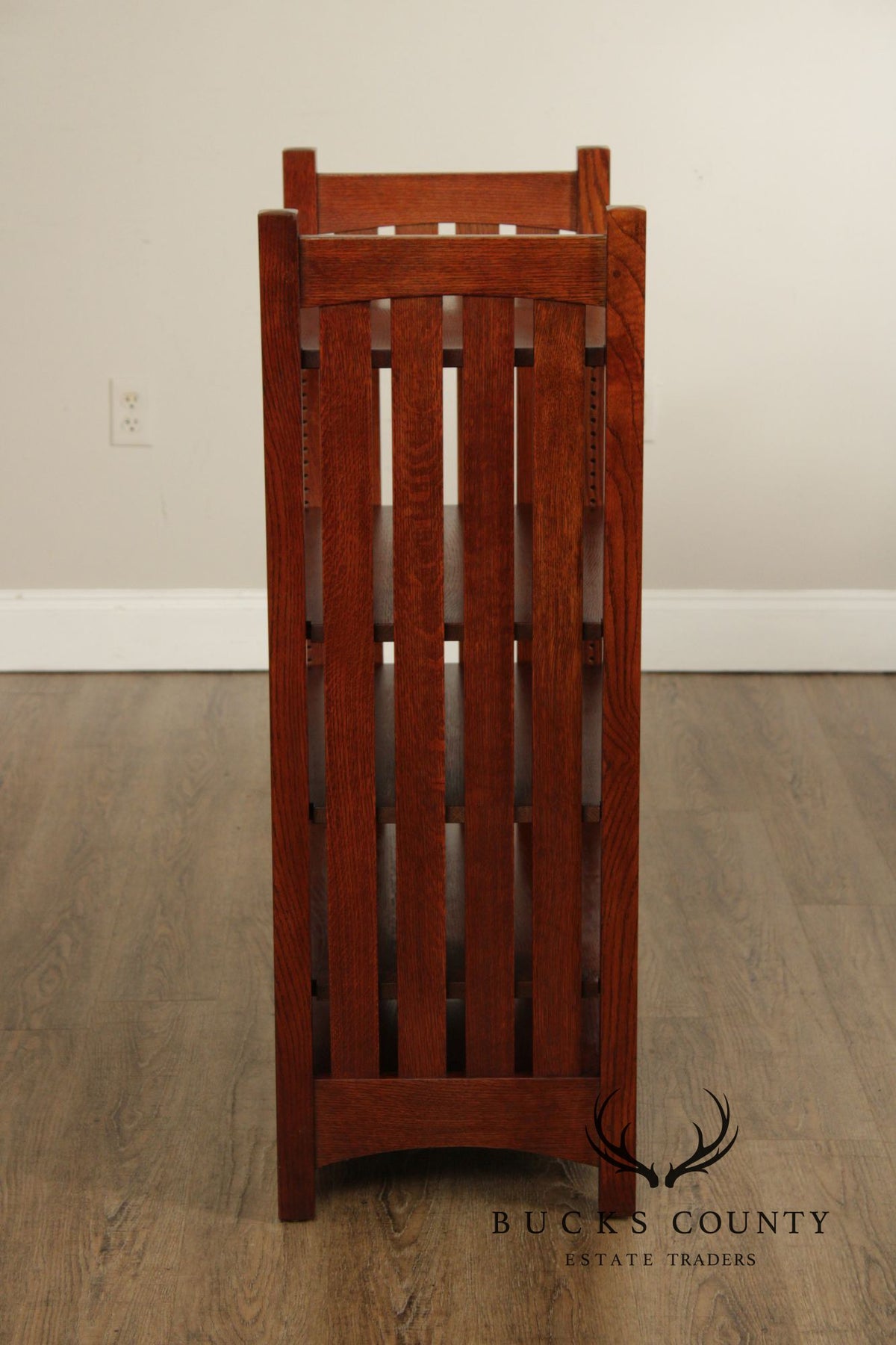 Stickley Mission Collection Oak Bookcase Magazine Stand