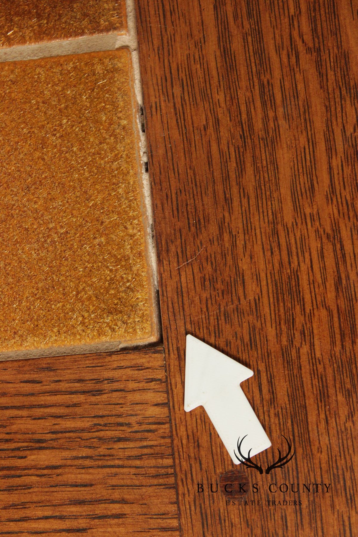 Stickley Mission Collection Pair Of Oak Tile Top End Tables