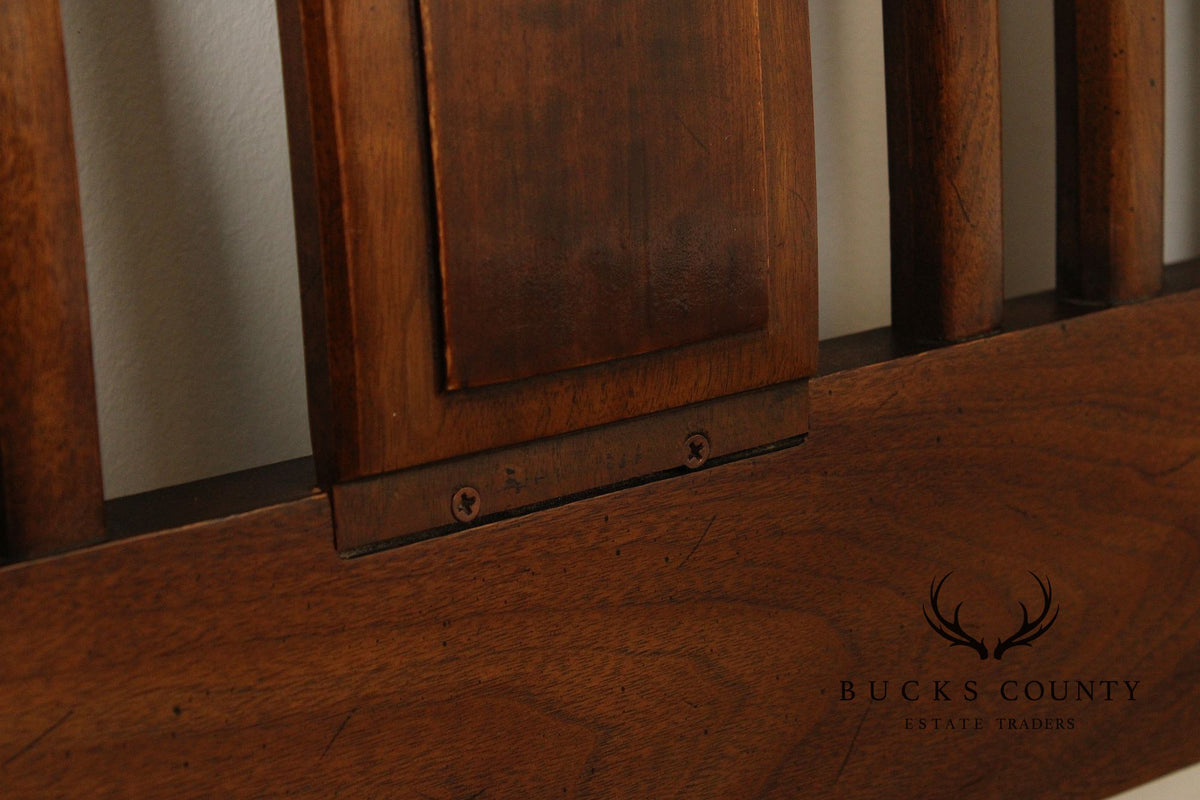 Heritage Mid Century Modern Walnut King Headboard