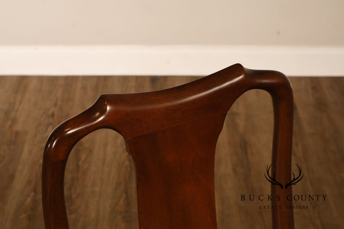 Kittinger Queen Anne Style Set of Six Mahogany Dining Chairs