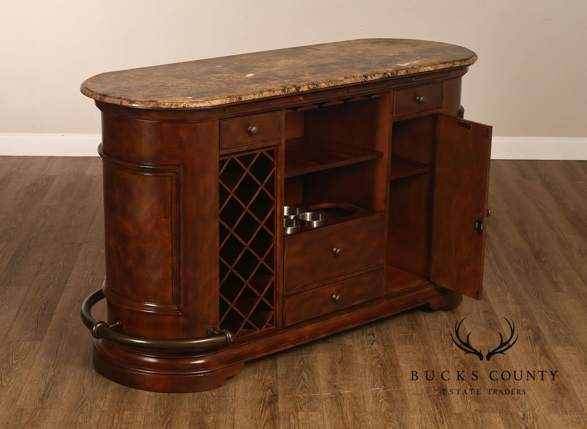 Howard Miller Wine & Spirits Collection Marble Top Bar Cabinet