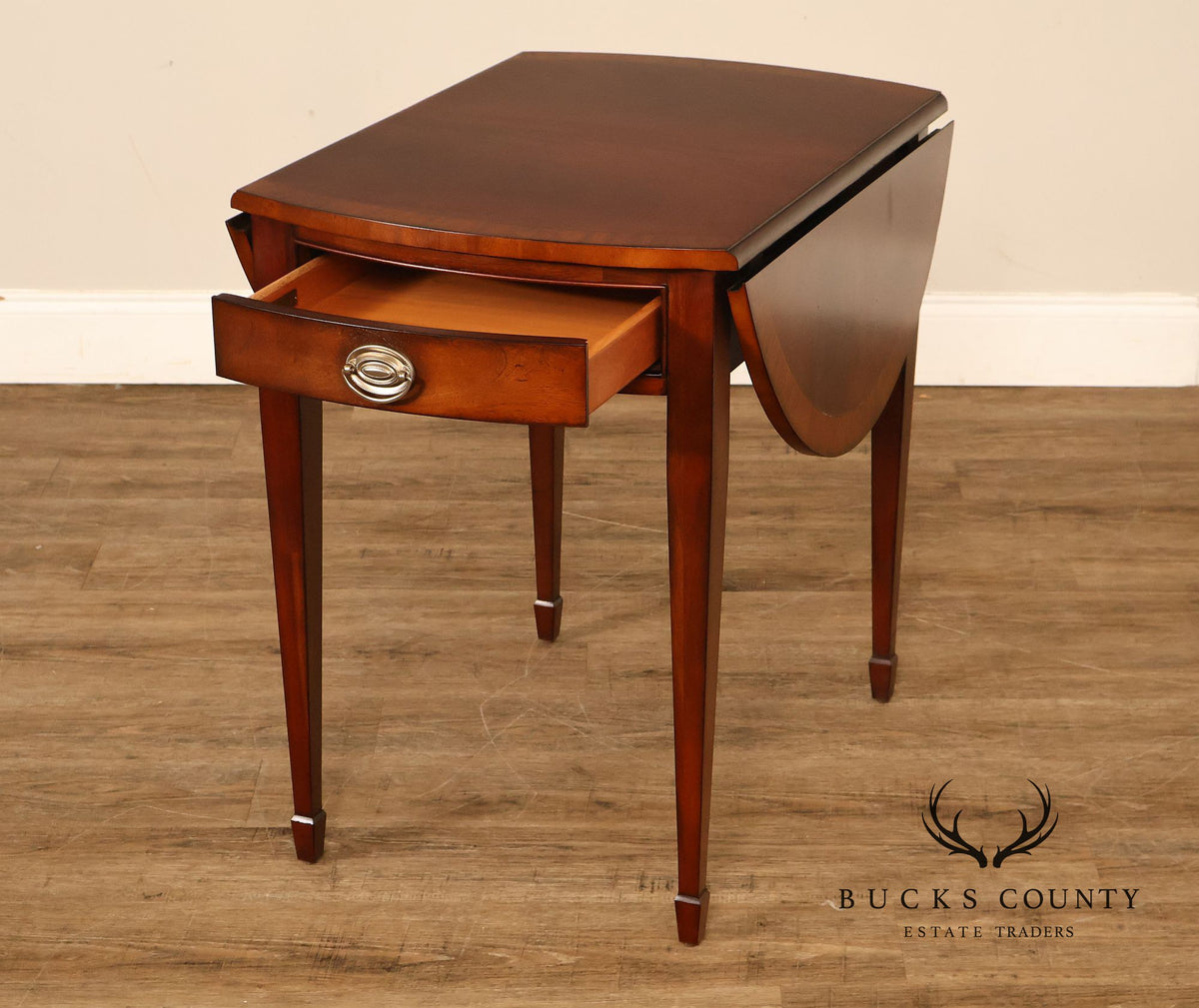 Ethan Allen Federal Style Mahogany Pembroke Table