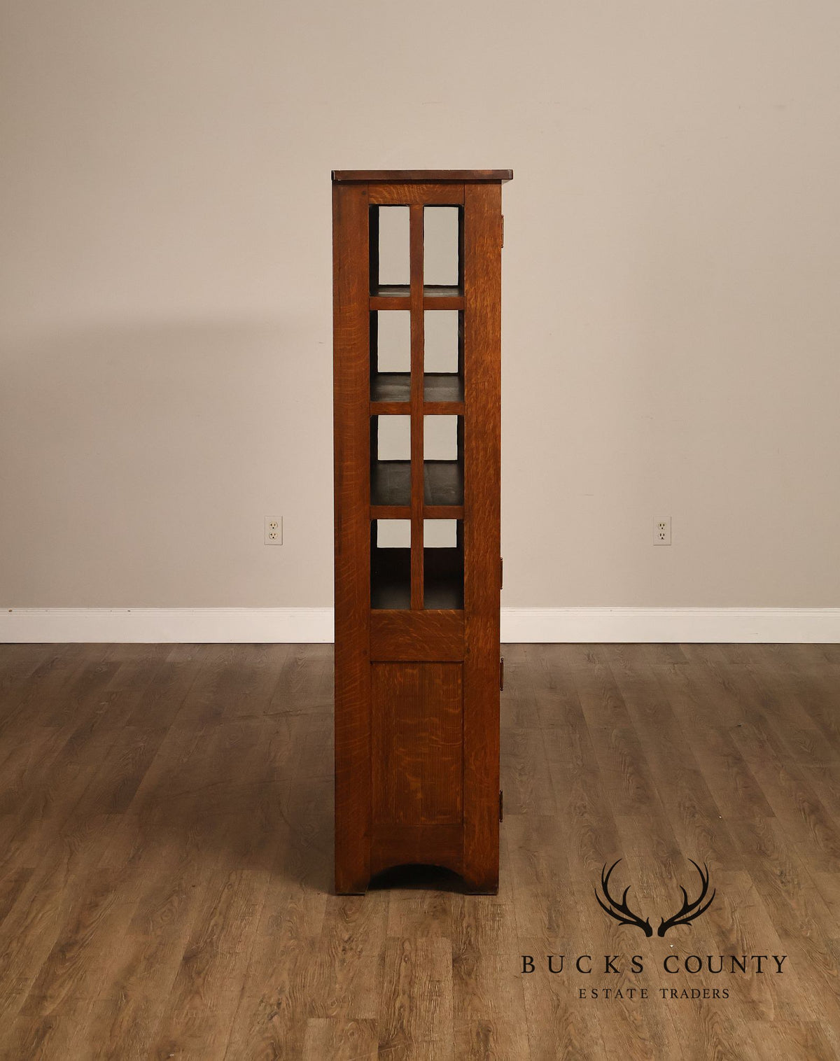 Antique L. & J.G. Stickley Mission Oak China Cabinet No. 729