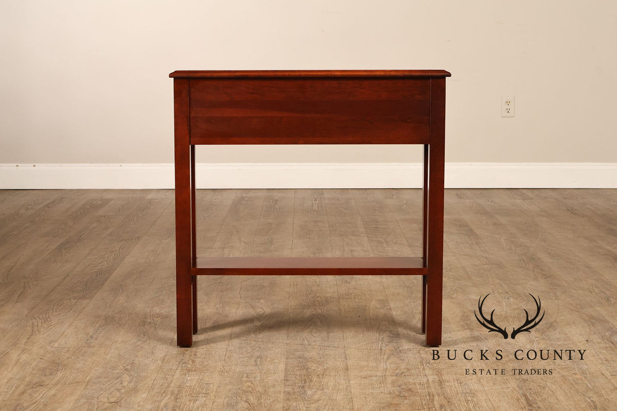 Chippendale Style Narrow One Drawer Small Console Table