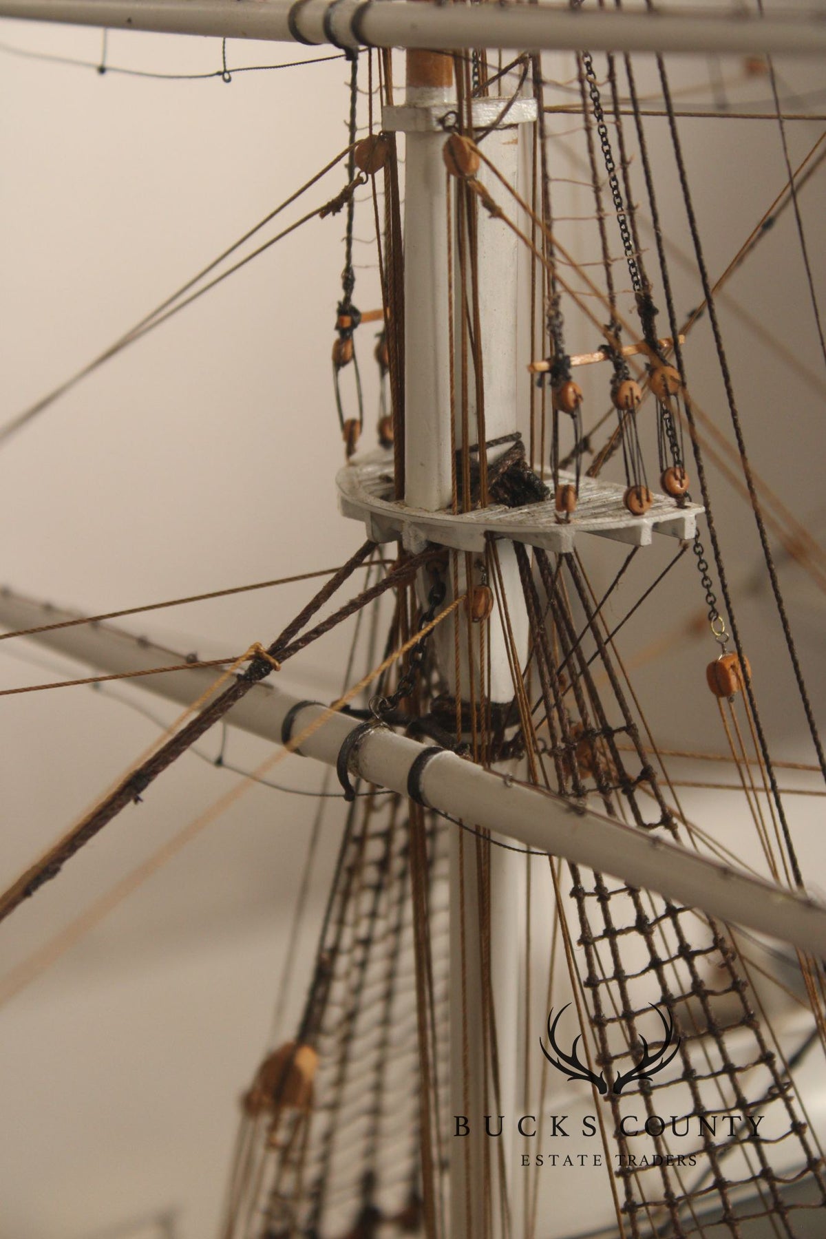 Model Ship 'Charles W. Morgan' In Wooden Display Case