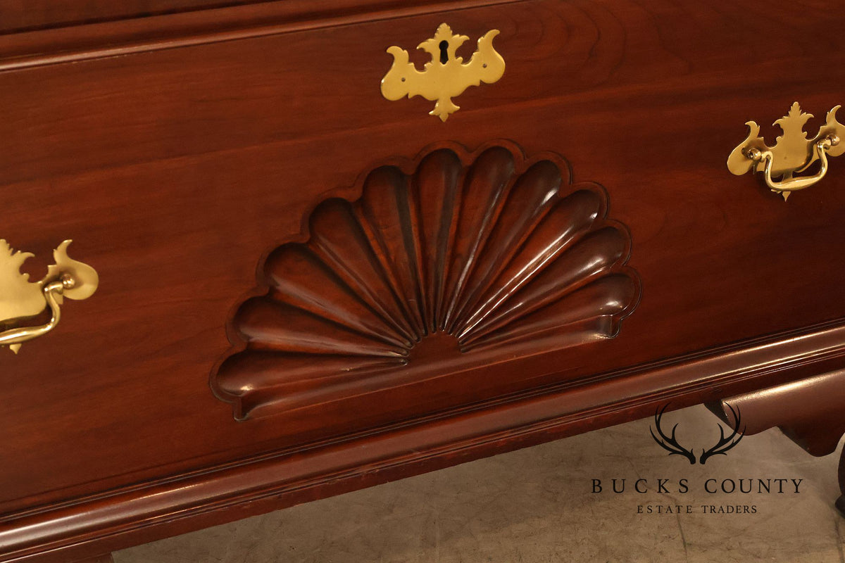 Statton Private Collection Cherry Chippendale Tall Chest Of Drawers