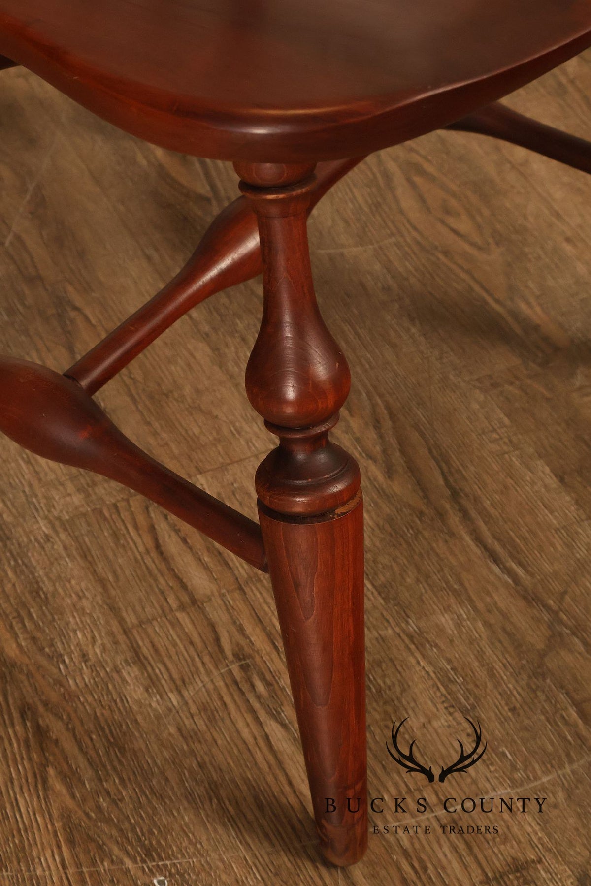 Knob Creek Set Of Three Windsor Fan Back Dining Chairs