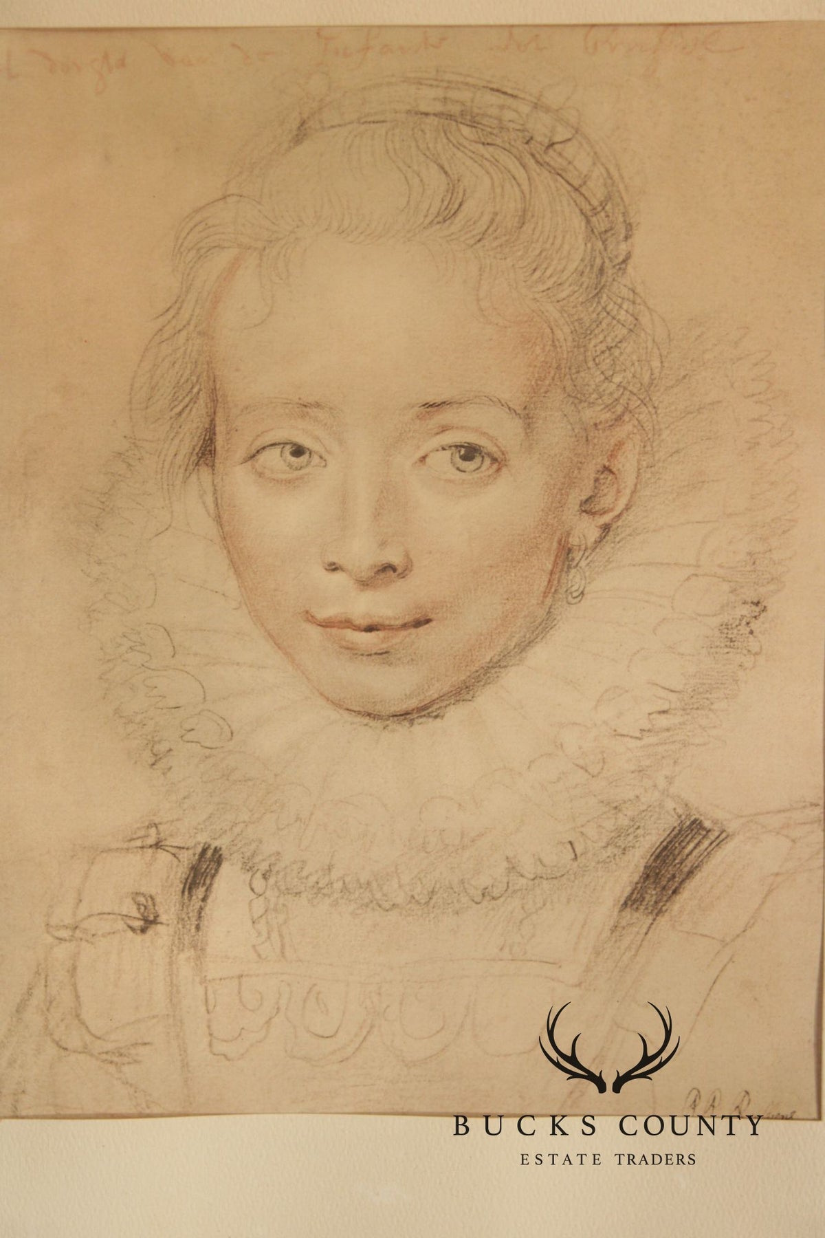 Peter Paul Rubens Framed Print, 'Portrait of Lady-in-Waiting to the Infanta Isabella'