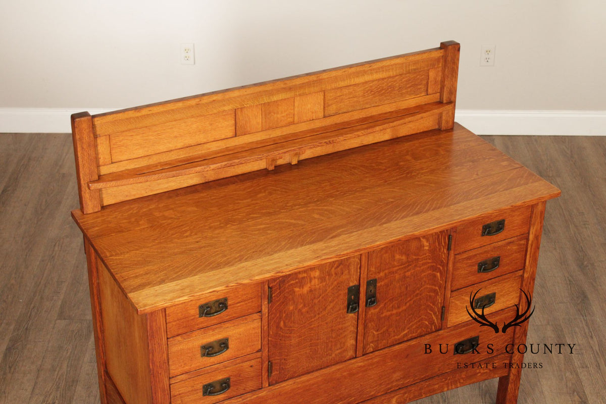 L. & J.G. Stickley Antique Mission Oak Sideboard