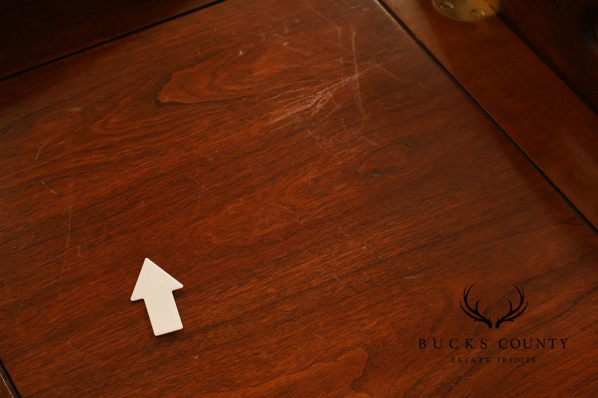 Chippendale Style Cherry Butler's Tray Coffee Table