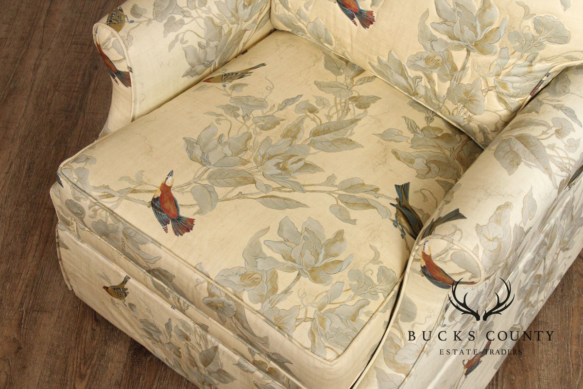 Jessica Charles Custom Upholstered Lounge Rocker