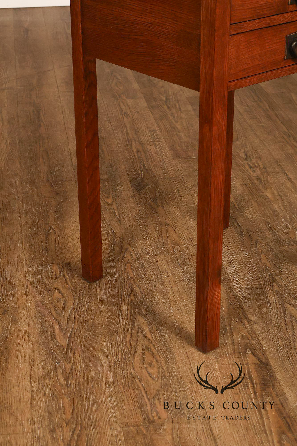 Stickley Mission Collection Pair Of Oak Nightstands