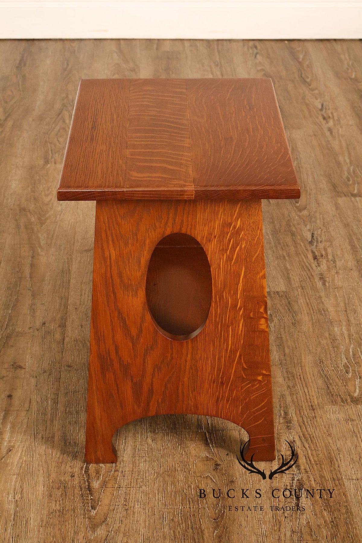Arts And Crafts Mission Oak Tabouret