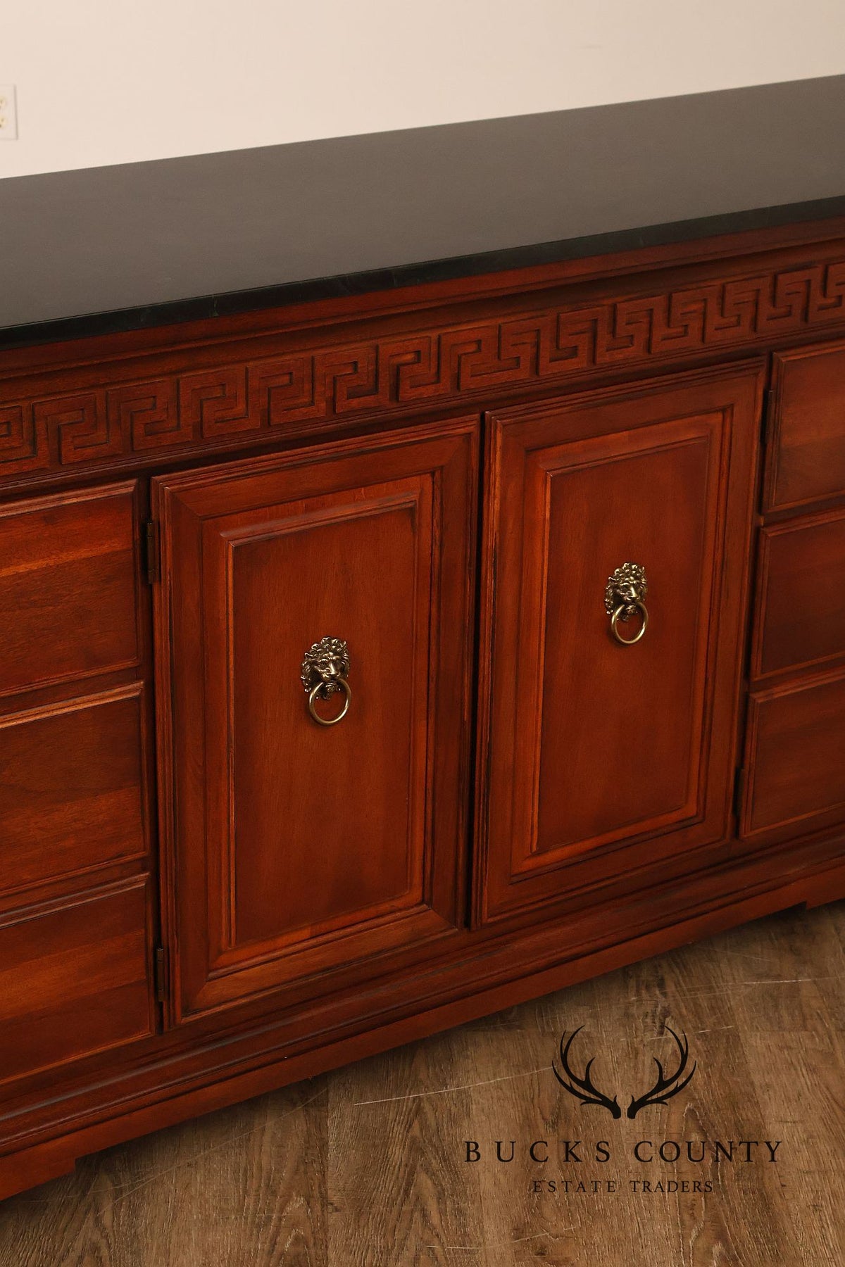 Stanley Regency Style Mahogany Triple Dresser