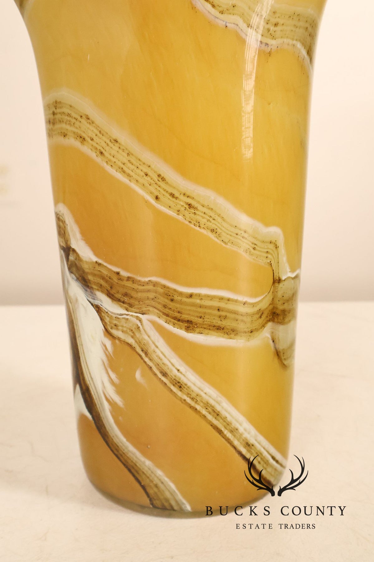 Murano Hand-Blown Glass Vase