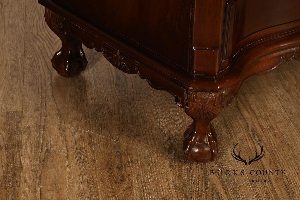 H. Feldenkreis Philadelphia Custom Mahogany Serpentine Front Dresser