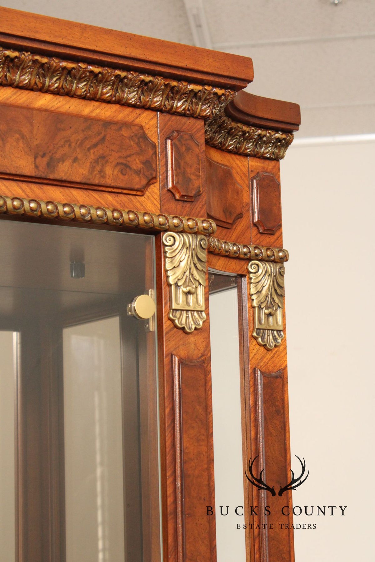 Henredon 'Grand Provenance' Walnut Display Cabinet