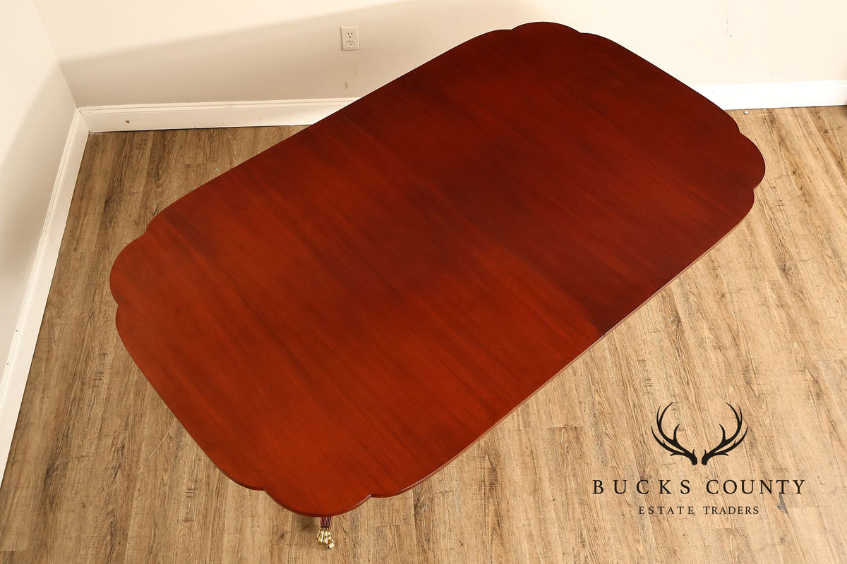 Kindel 'Winterthur' Double Pedestal Mahogany Dining Table