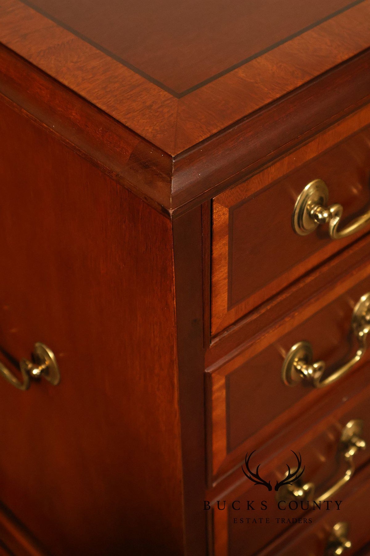 Pennsylvania House Banded Mahogany Bedside Chest