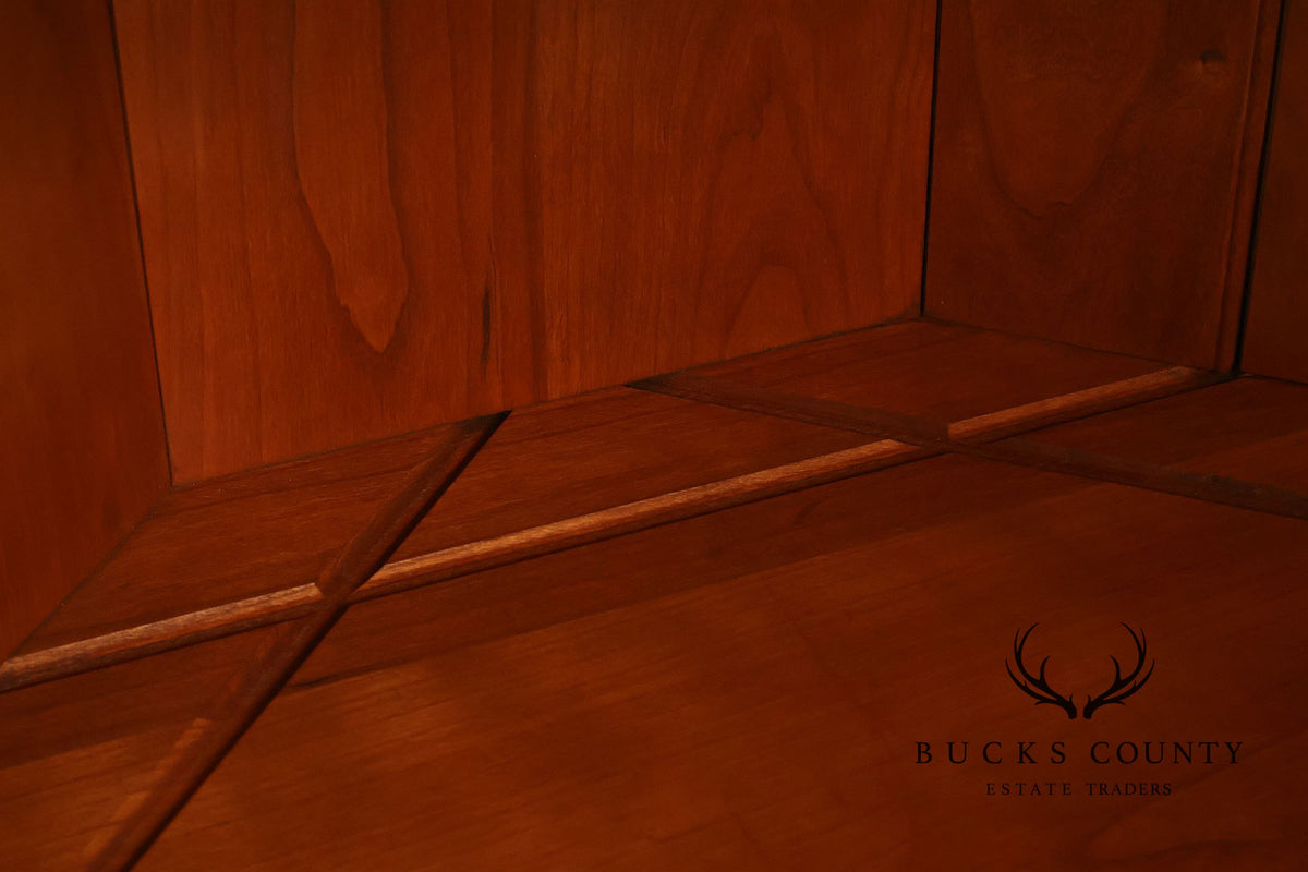 Federal Style Cherry Custom Quality Corner Cabinet