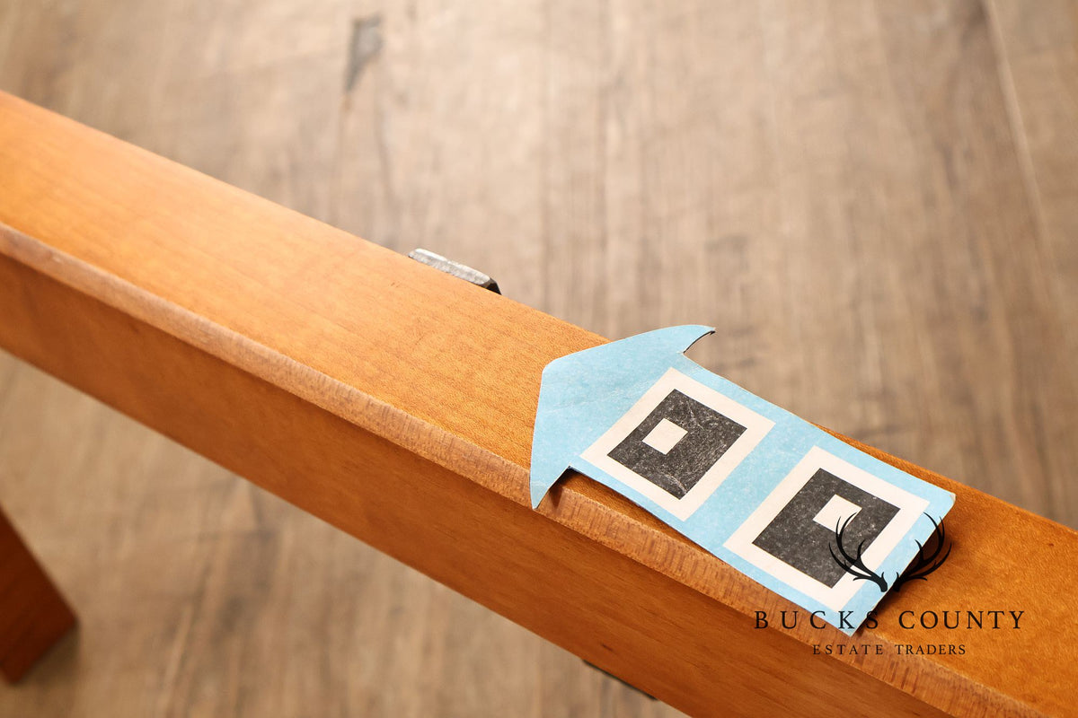 Bench Made Tiger Maple Queen Size Four Poster Canopy Bed