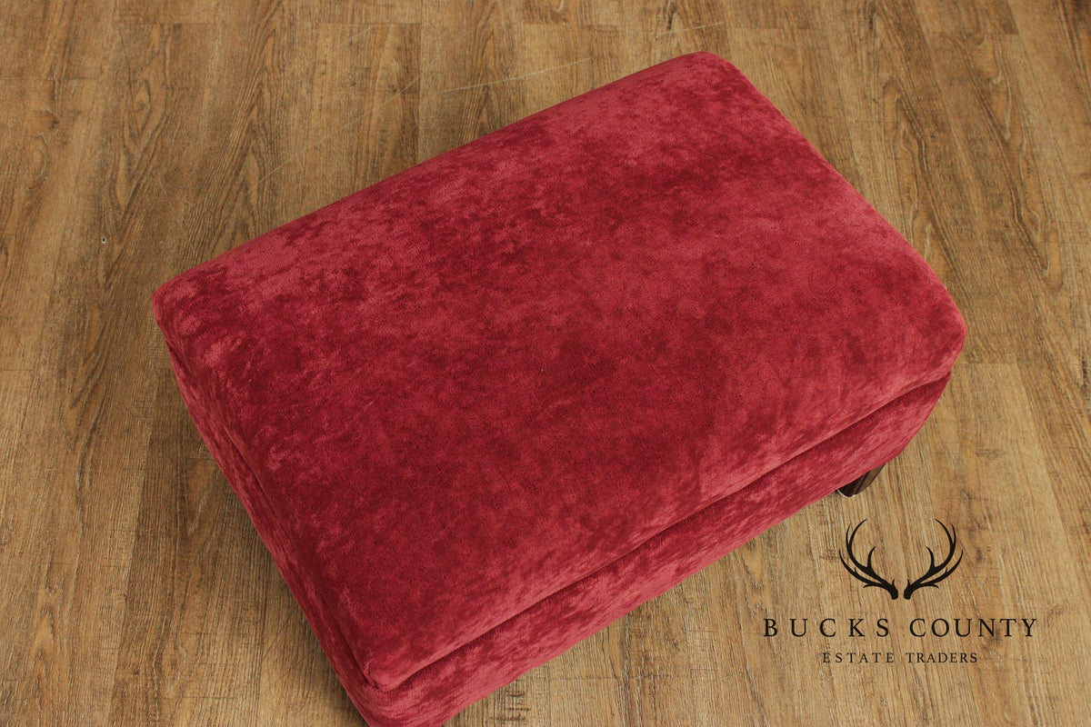 Vintage Upholstered Ottoman