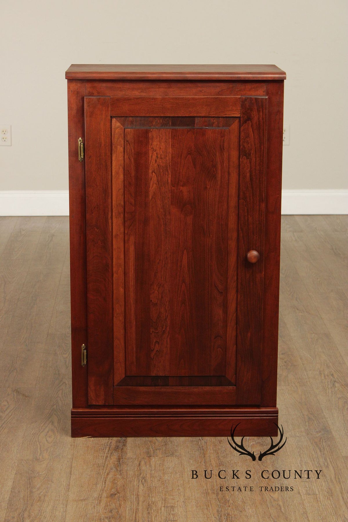 Woxall Woodcraft Custom Solid Cherry One Door Cabinet