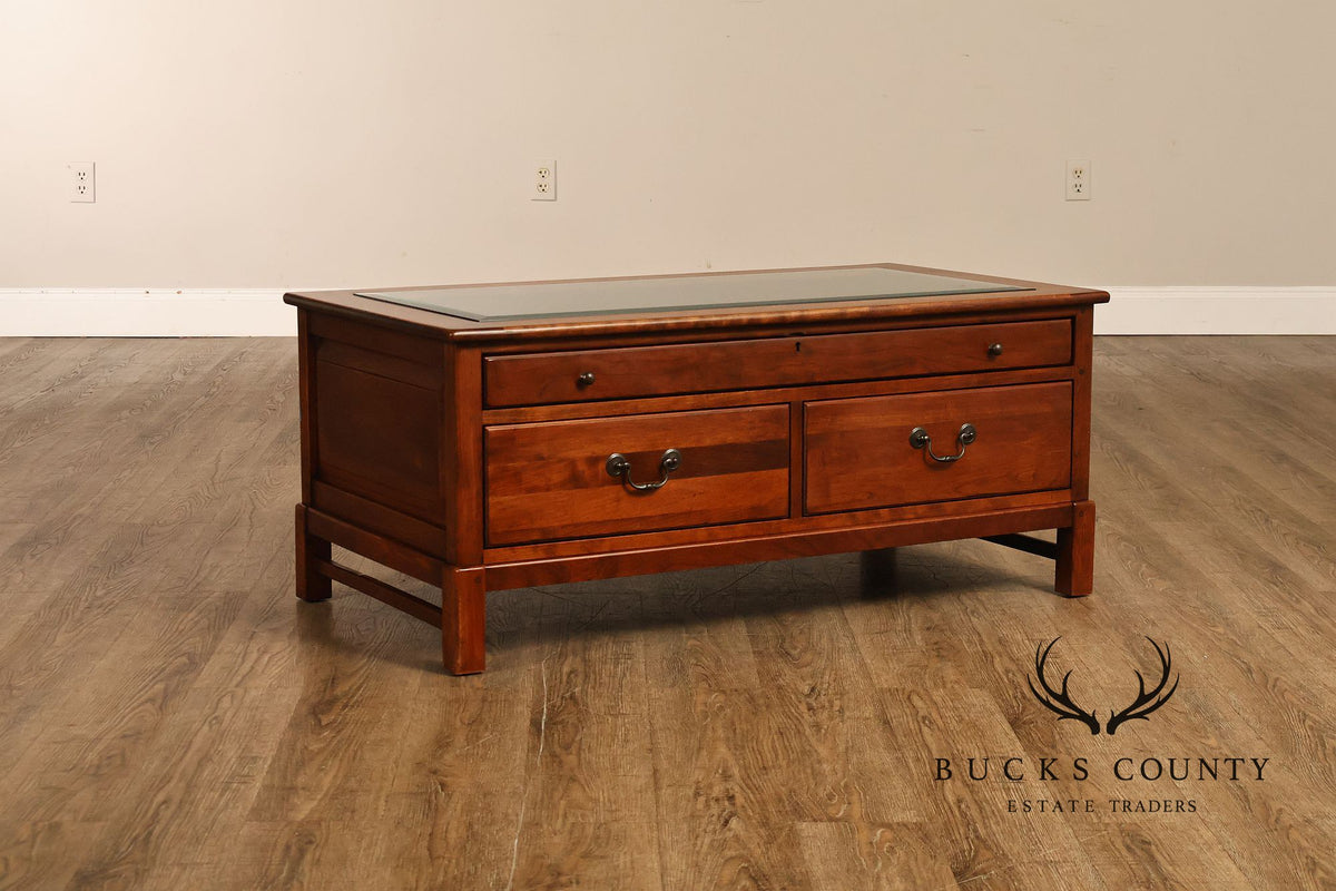 Lexington Bob Timberlake Glass Top Cherry Coffee Table