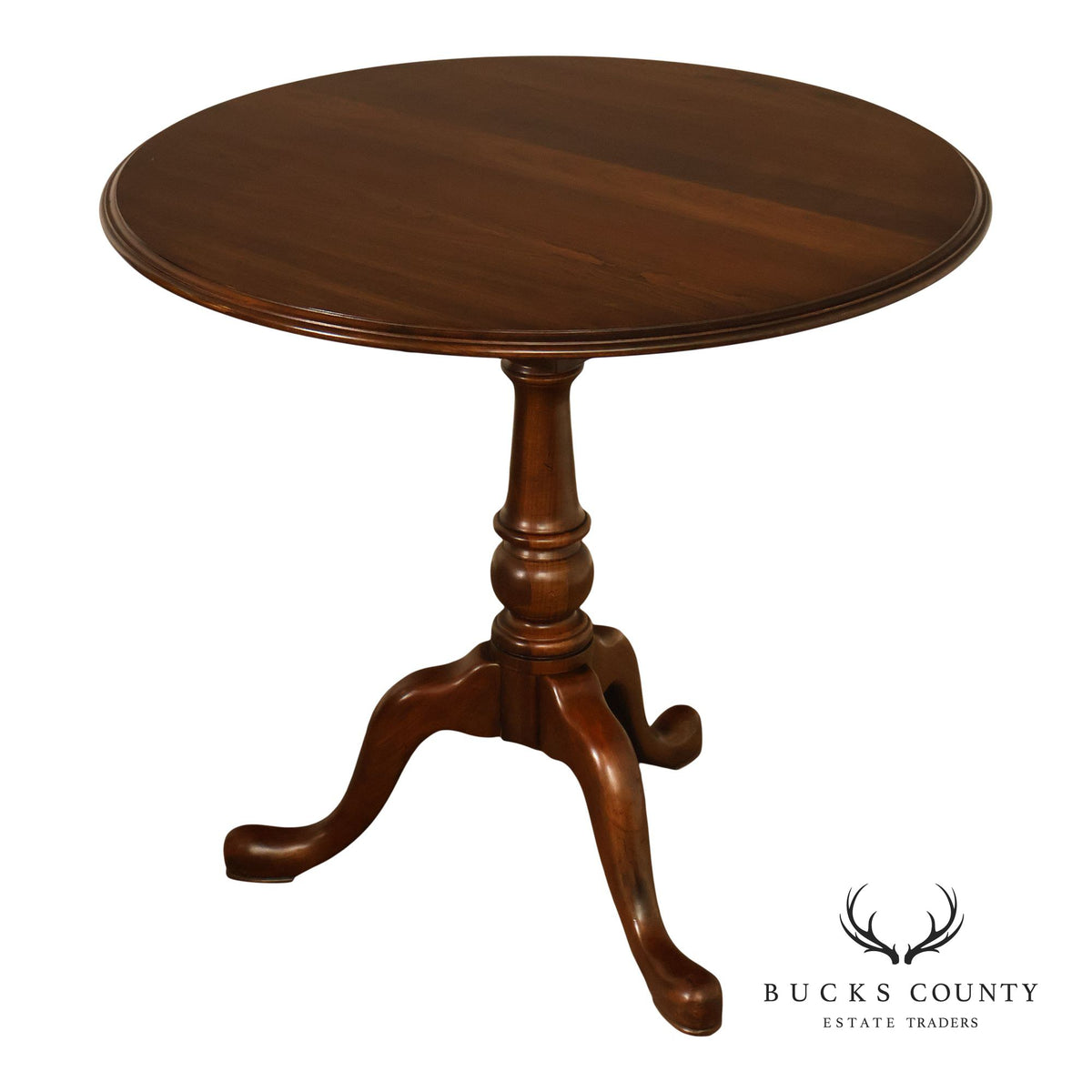 Traditional Tilt Top Pedestal Accent Table Tea Table