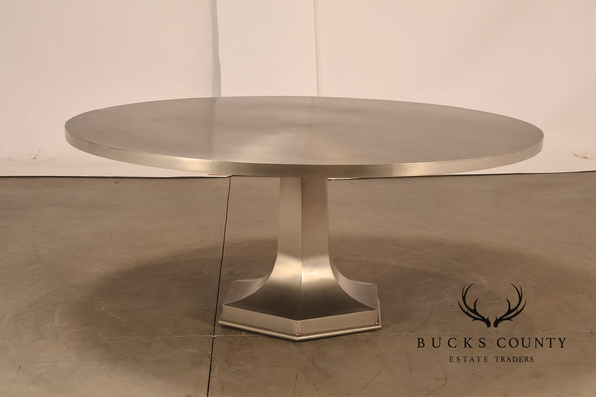 Restoration Hardware '1940s Belgian Metal' Dining Table