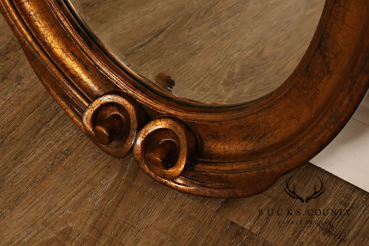 Carolina Mirror Oval Giltwood Wall Mirror