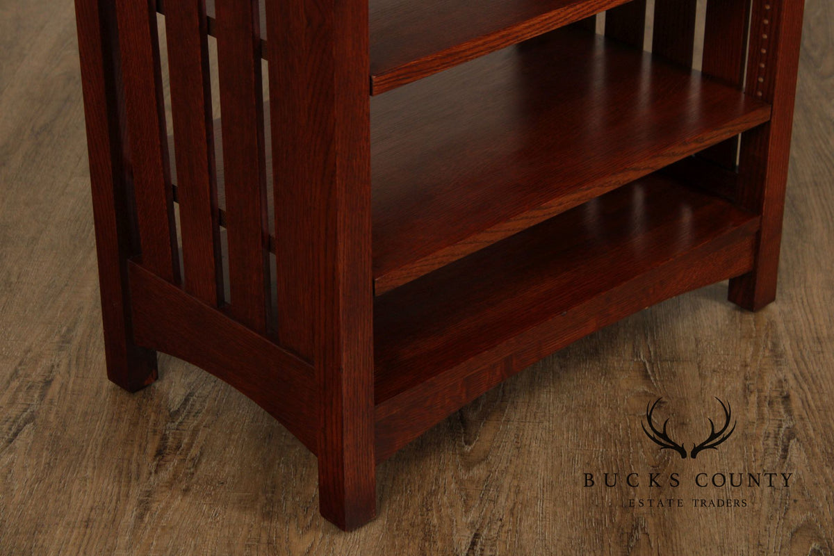 Stickley Mission Collection Oak Bookcase Magazine Stand
