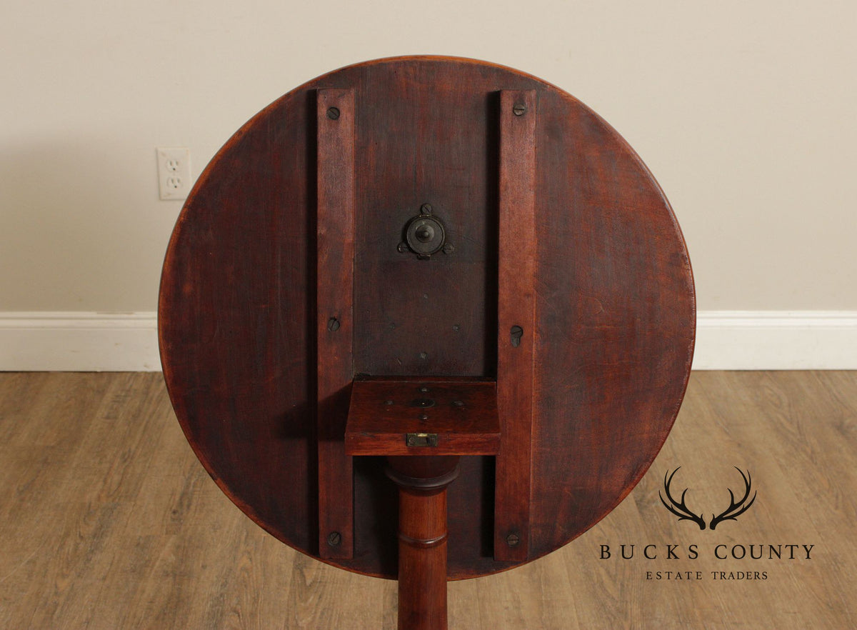 Antique Georgian Style Tilt Top Tripod Tea Table
