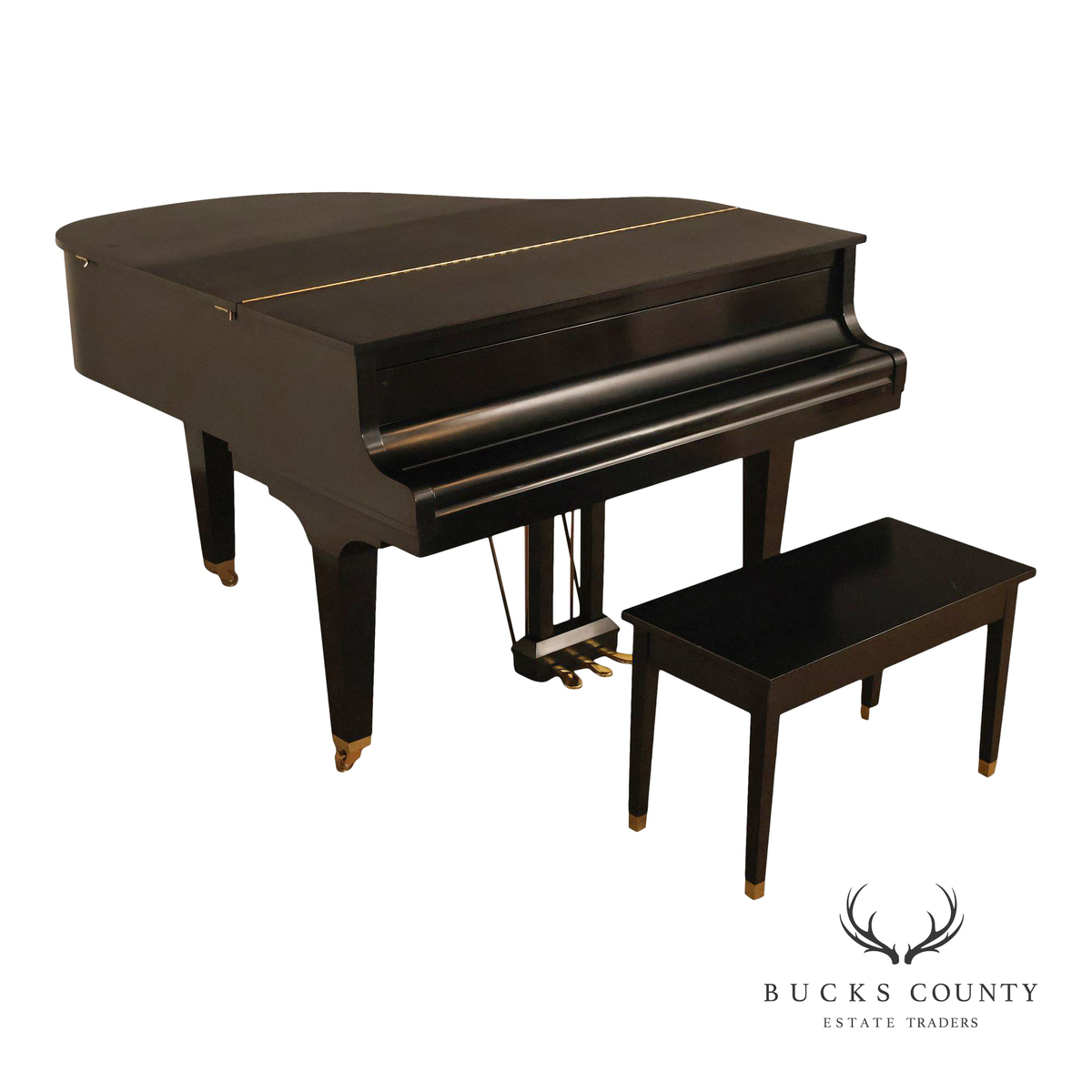 Kawai GE-1 Black Baby Grand Piano With Matching Bench