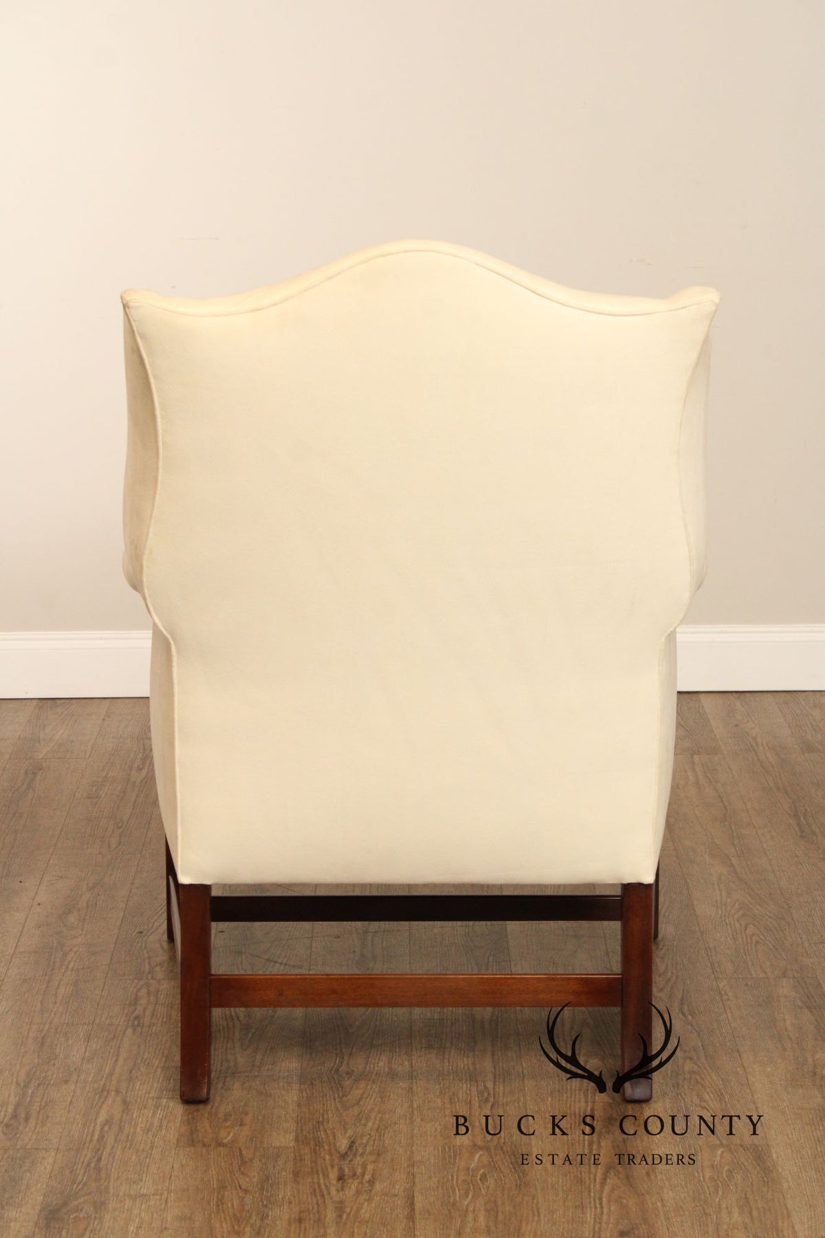 Kittinger Chippendale Style Mahogany Wing Chair