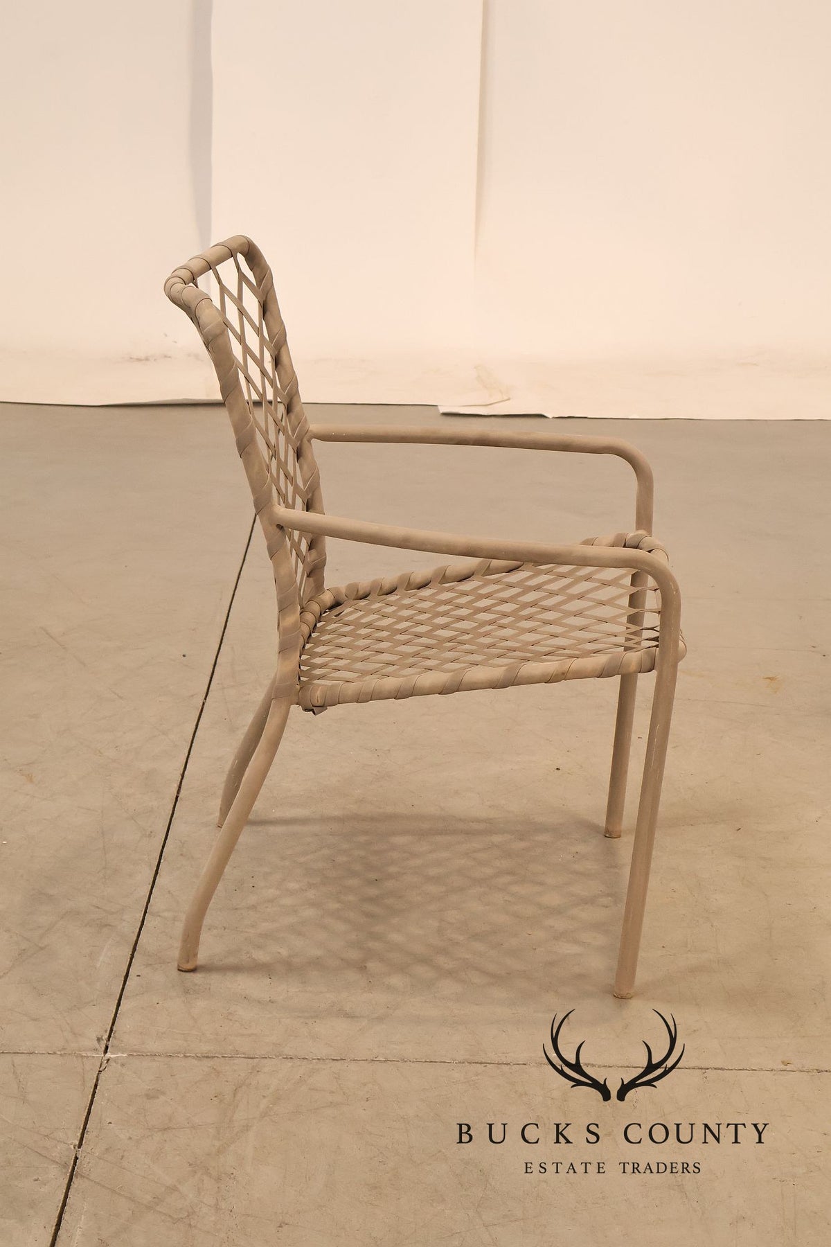 Brown Jordan Mid Century Modern Pair of 'Tamiami' Outdoor Armchairs