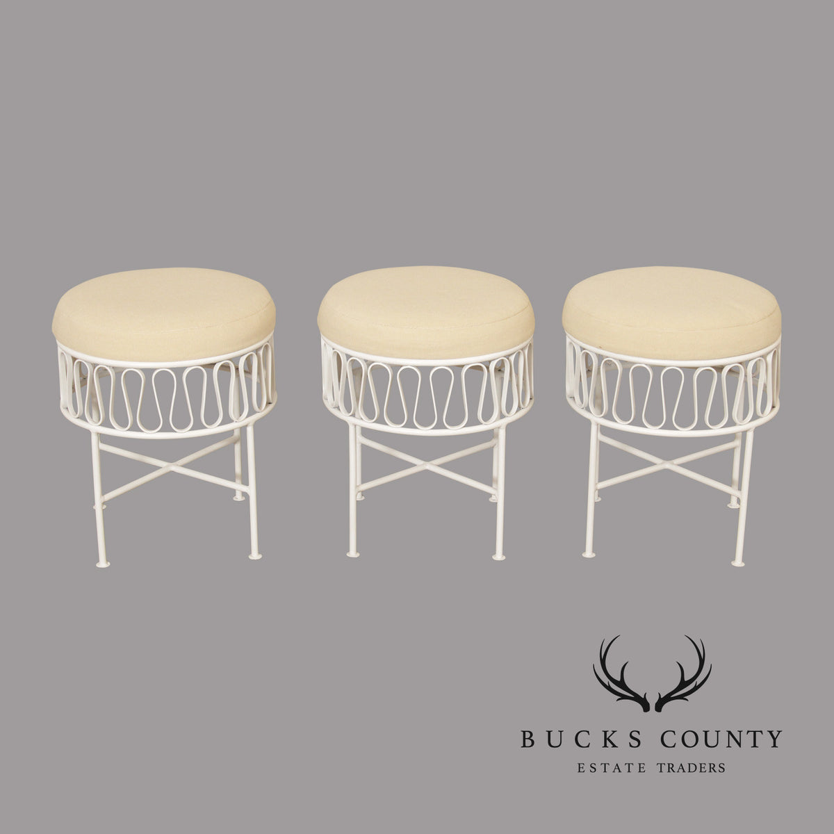 Maurizio Tempestini For Salterini Set Of Three Stools