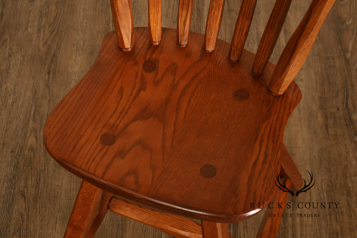 Hunt Country Furniture Solid Oak Occasional Height Stool