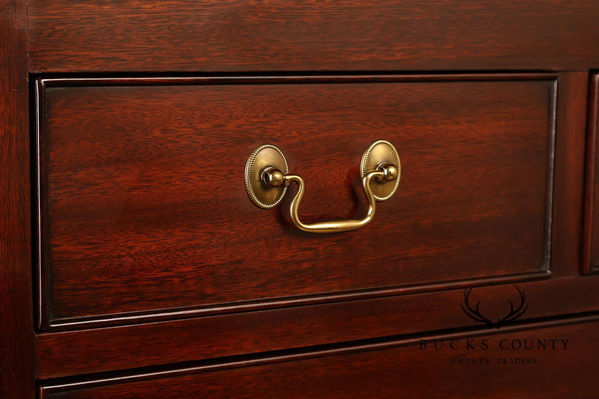 Henkel Harris Chippendale Style Mahogany Tall Chest