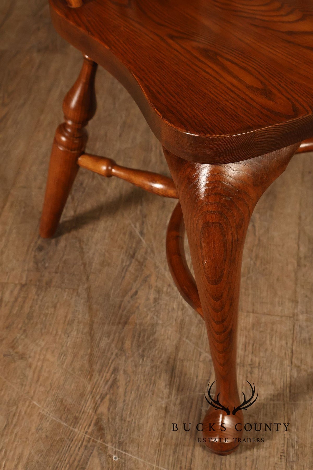 Nichols & Stone Set Of Four Windsor Dining Chairs