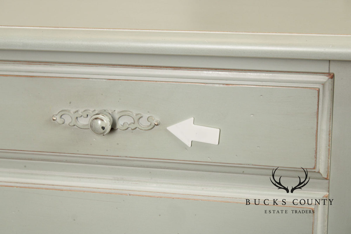 Ethan Allen 'Maison' Painted Executive Writing Desk