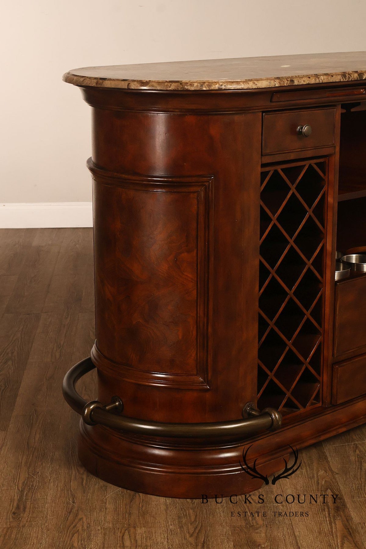 Howard Miller Wine & Spirits Collection Marble Top Bar Cabinet