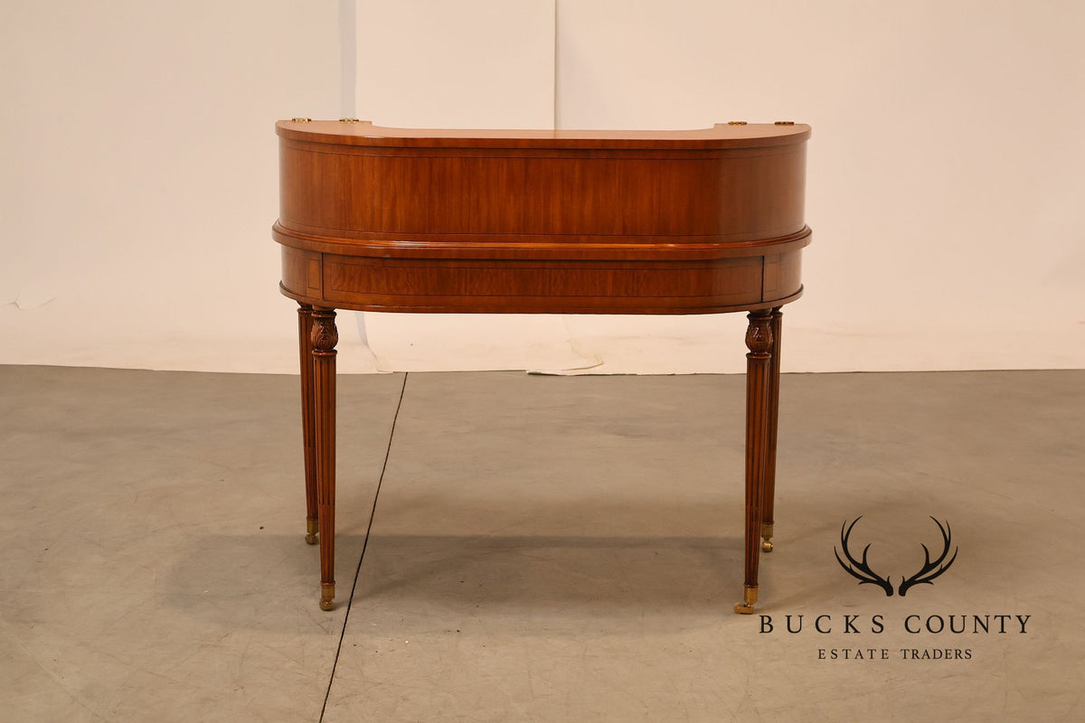 Maitland Smith Regency Style Satinwood Carlton House Writing Desk
