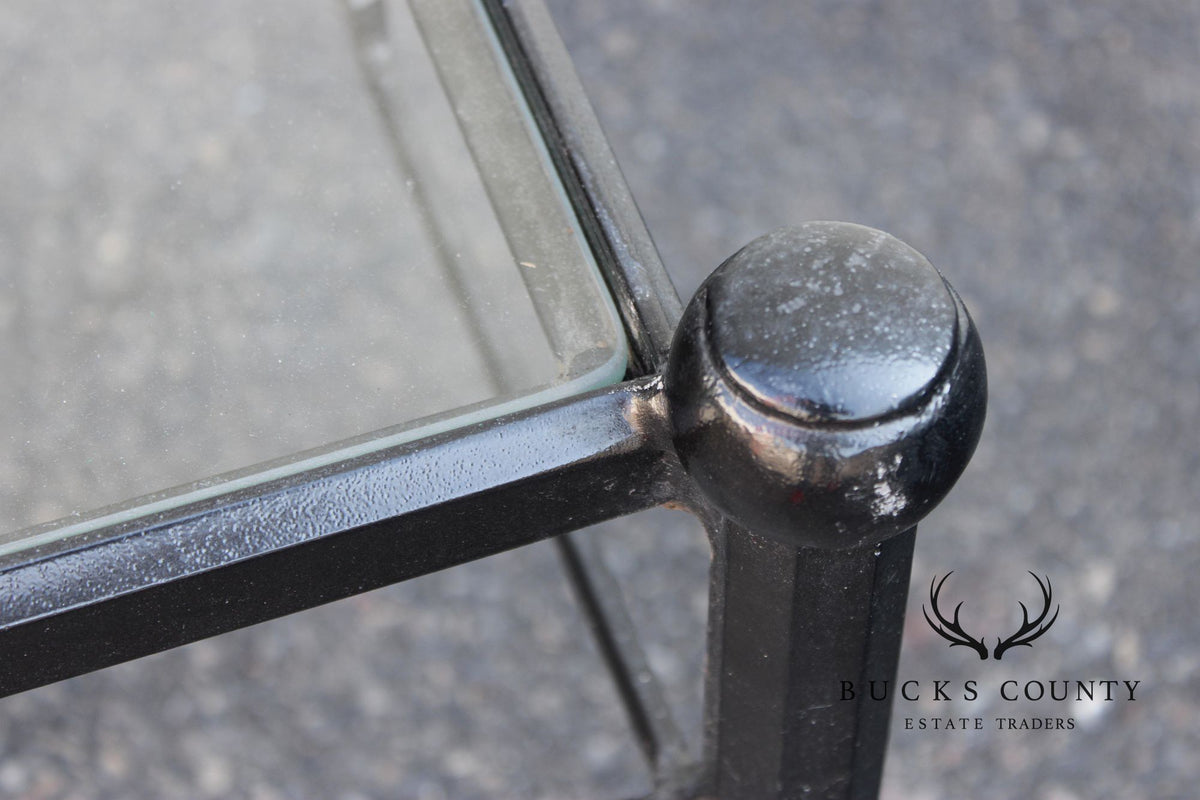 Woodard Delphi Cast Aluminum Glass Top coffee Table