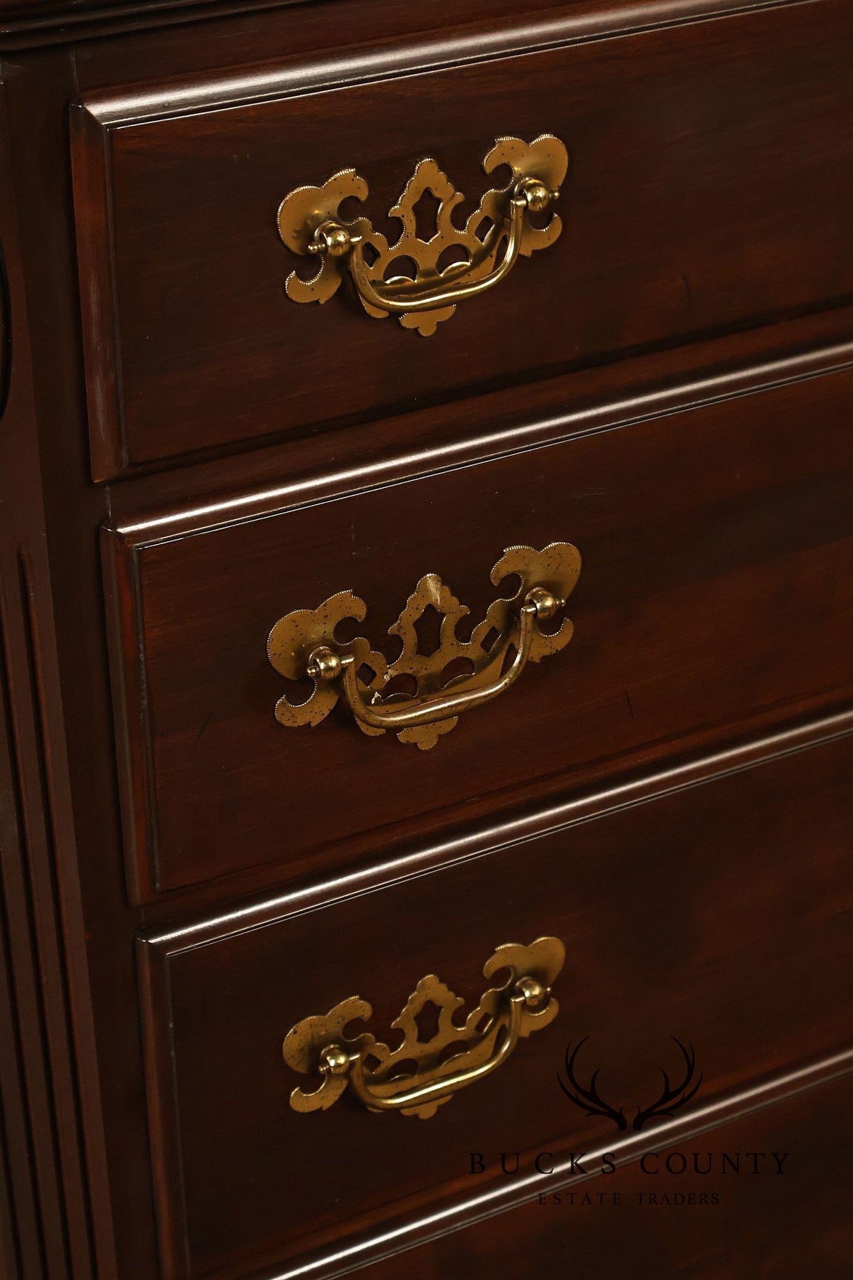 Ethan Allen 'Georgian Court' Cherry Triple Dresser